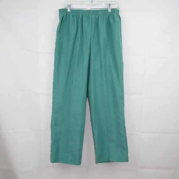 Alfred Dunner Casual Pants Size 16 Elastic Waist - Picture 1 of 5